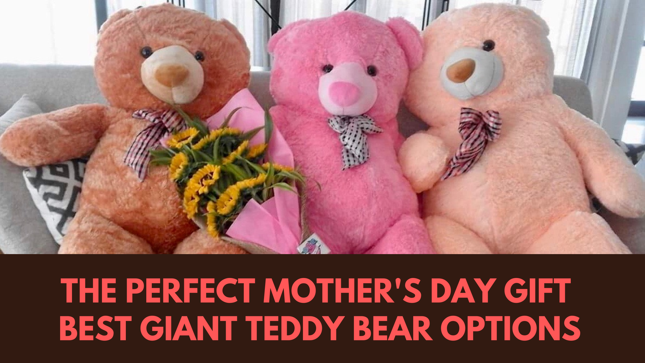 The Perfect Mother's Day Gift: Best Giant Teddy Bear Options