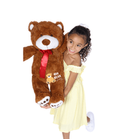 Thumbnail for 2ft Teddy Bear Dark Brown