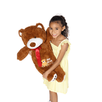 Thumbnail for 2ft Teddy Bear Dark Brown