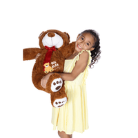Thumbnail for 2ft Teddy Bear Dark Brown