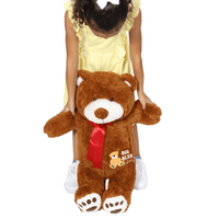 Thumbnail for 2ft Teddy Bear Dark Brown