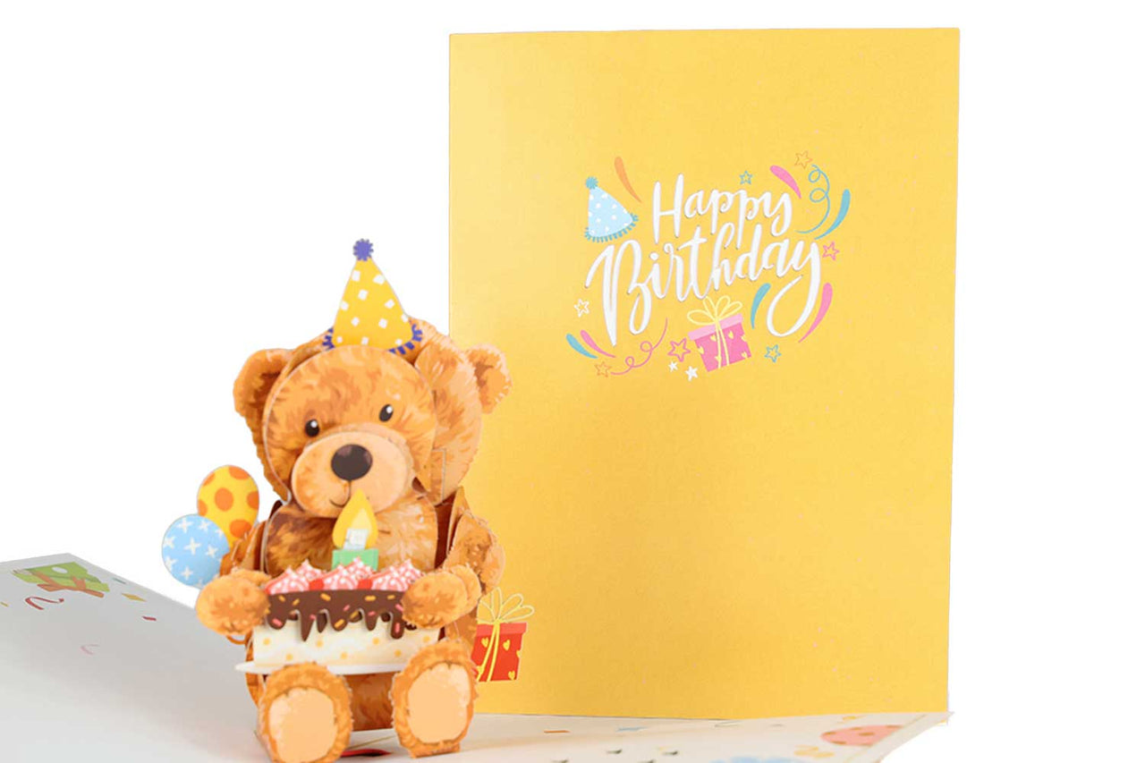 Happy Birthday Pop Up Card (Flower Ad-On)