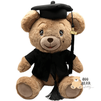 Thumbnail for Graduation Bear Congrats Grad Teddy Bear by Boo Bear (Flower Ad-On)
