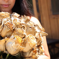 Thumbnail for Romantic Gold Rose Flower