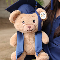 Thumbnail for graduation bear with navy blue cap
