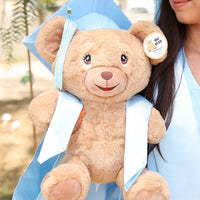 Thumbnail for graduation bear with sky blue cap