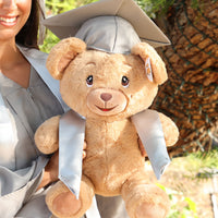 Thumbnail for teddy bear for graduation with silver