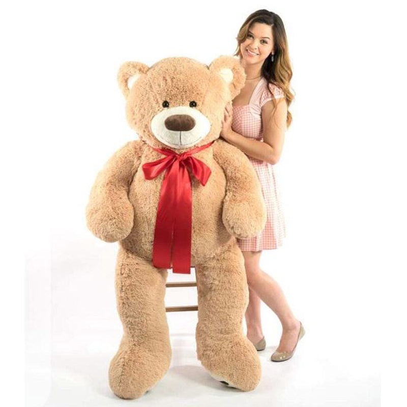 5 feet fluffy teddy bear