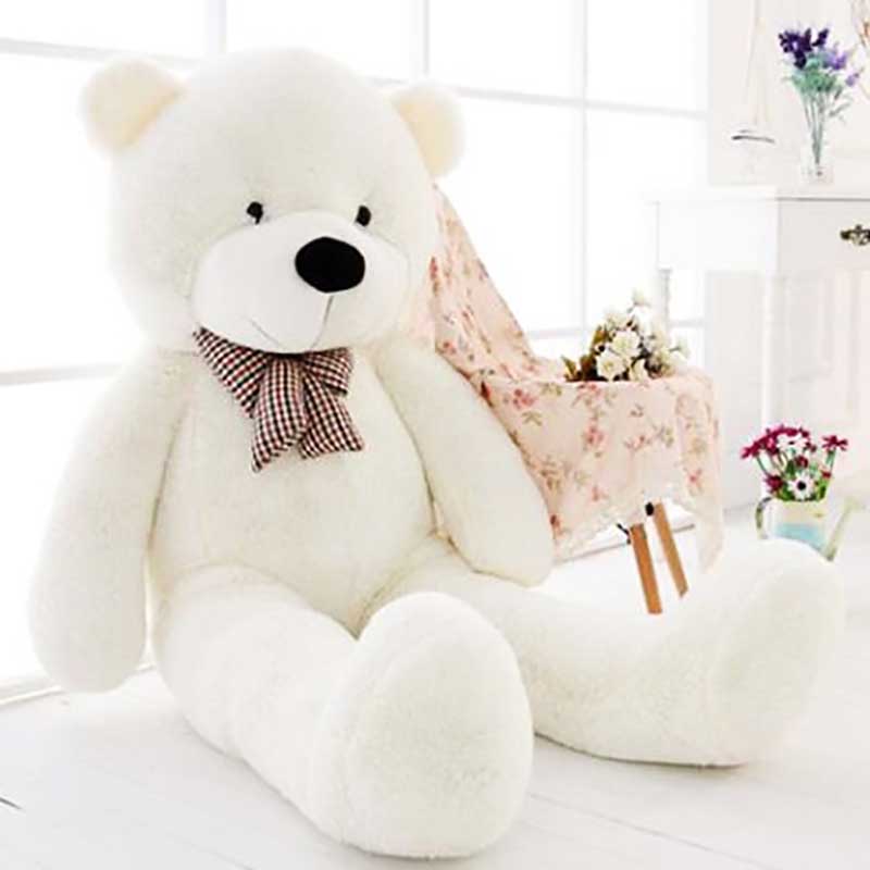 White Teddy Bear | 5ft giant white teddy bear - $99 - Boo Bear Factory