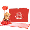 Pop Up Card Teddy Bear Heart - Just at $15.99 - Boo Bear Factory