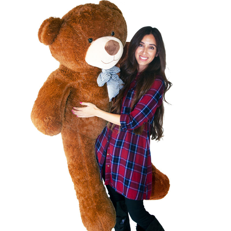 giant teddy bear dark brown