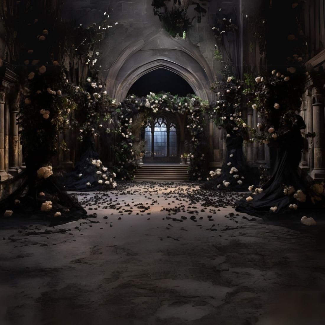 3000 Roses 3000 Black Rose Petals | Real Fresh | $100 | Boo Bear Factory