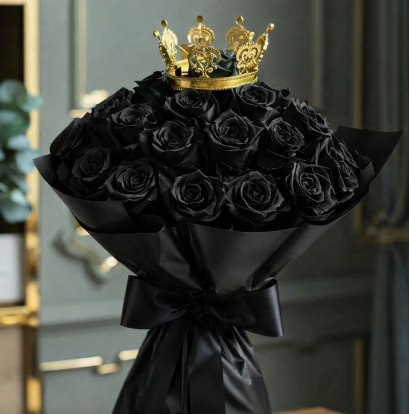 Shop Black Roses That Lasts A Year | Buy in Dozen - Boo Bear