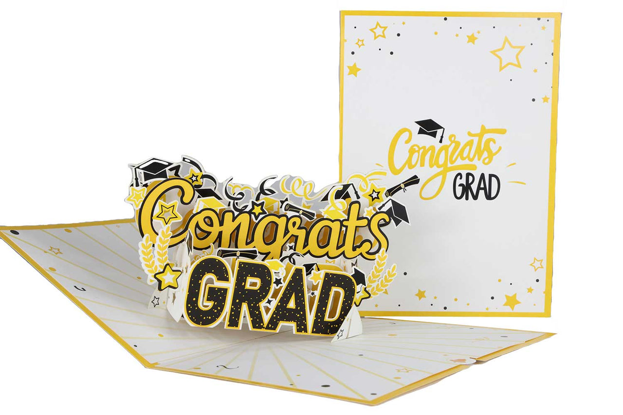 Congrats Grad Pop Up Card