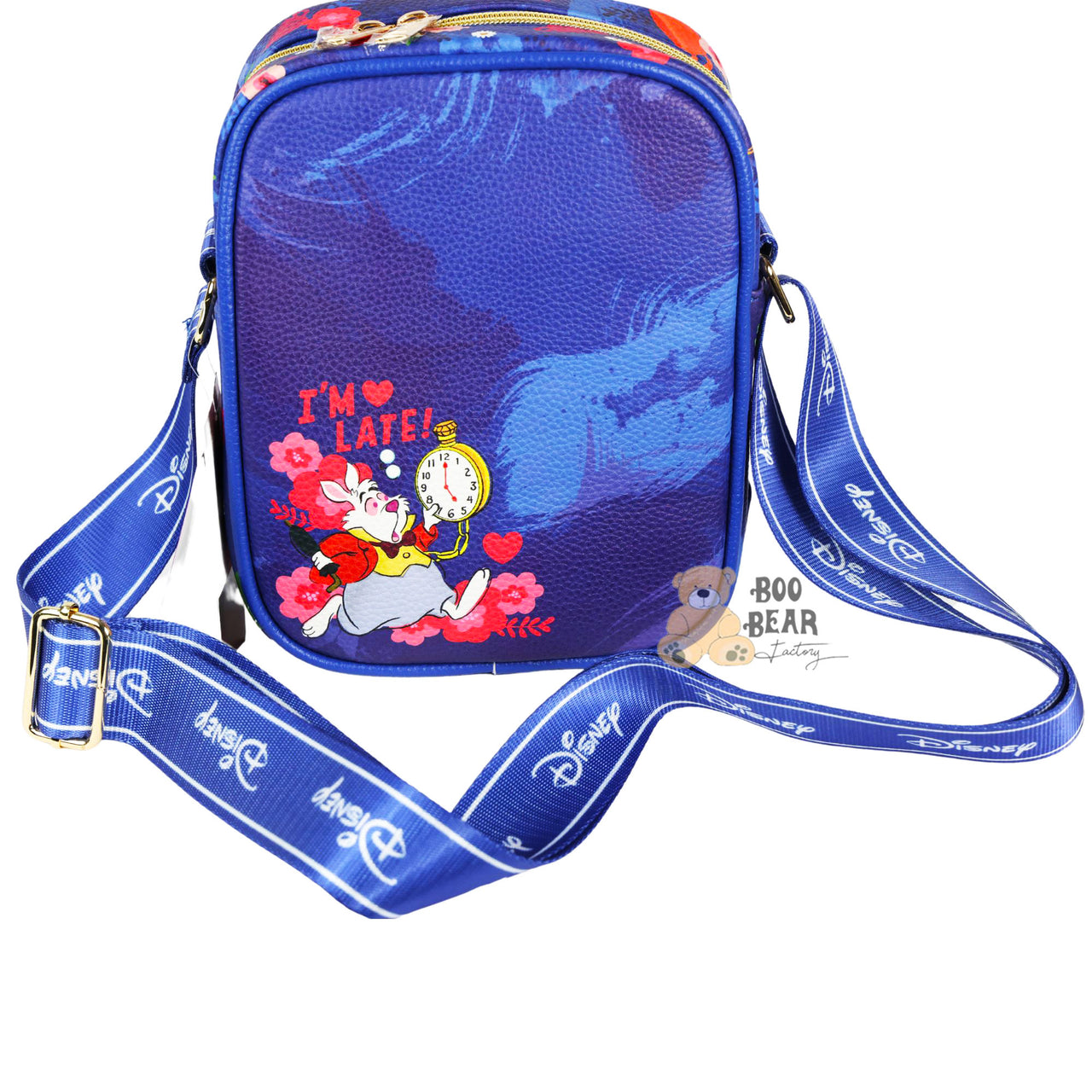 Disney Alice in Wonderland Crossbody Bag Blue back