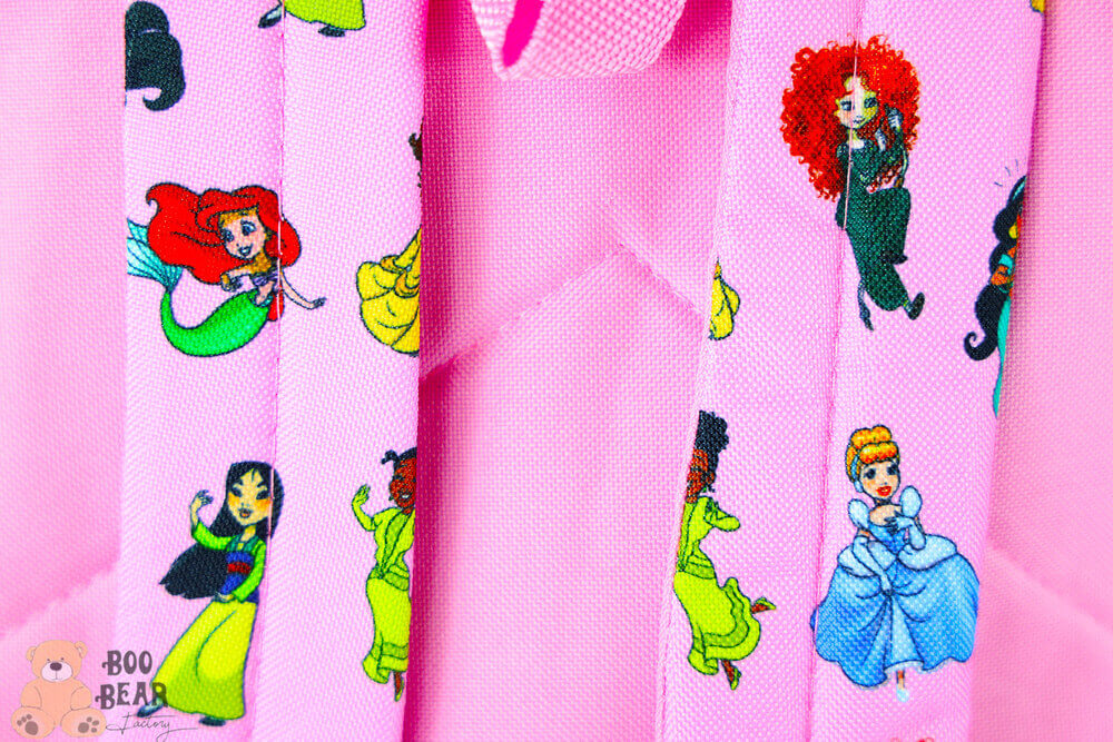 Disney Princess Pink Backpack Backcloseup