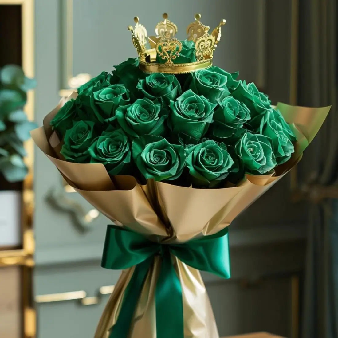 Green Roses | Real Fresh Long Stem Green Roses - Boo Bear