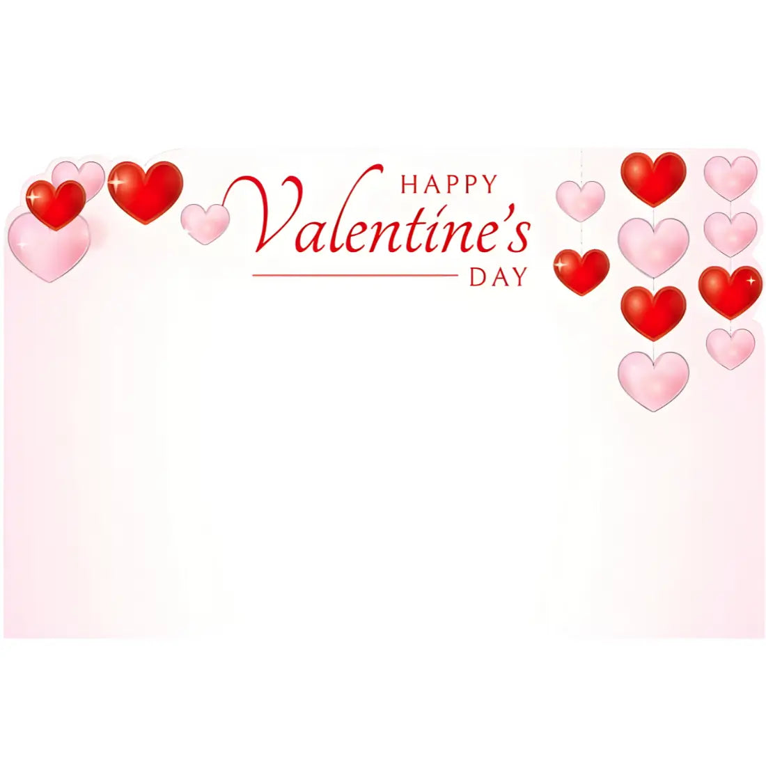 Happy Valentines Day Heart Note Card