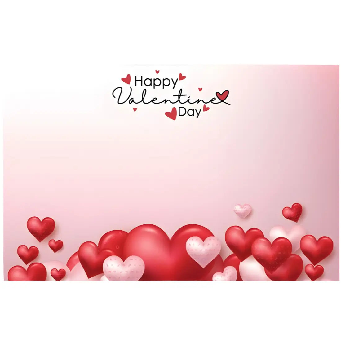 Heart Happy Valentines Day Note Card