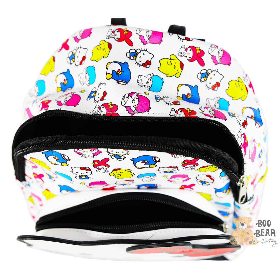 Hello Kitty Anime Cartoon Backpack Zipperview