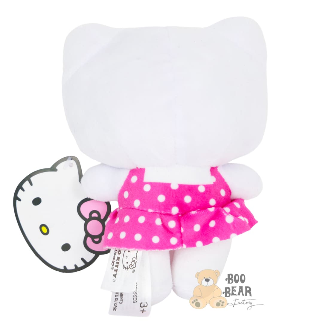 Hello Kitty Cute Polka Dot Dress Plush Toy backview