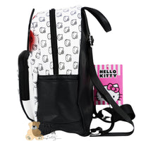 Thumbnail for Hello Kitty Face Print Backpack with Bow Leftside