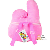 Thumbnail for Hello Kitty My Melody Soft Plush Pink Backpack Back