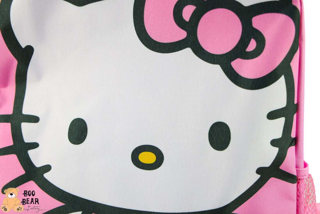 Hello Kitty Pink Backpack KittyCloseup