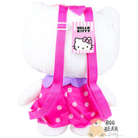 Thumbnail for Hello Kitty Plush Backpack with Polka Dots Dress Backside