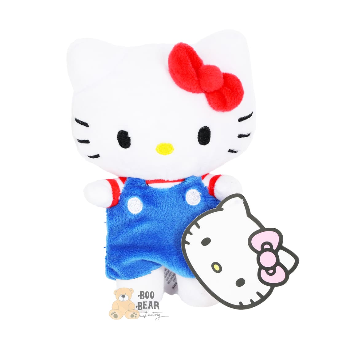 Hello Kitty Plush Beanie Baby Blue Shirt with Red Bow 9.99 BooBear