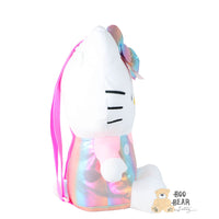 Thumbnail for Hello Kitty Shiny Pink Plush Backpack Right