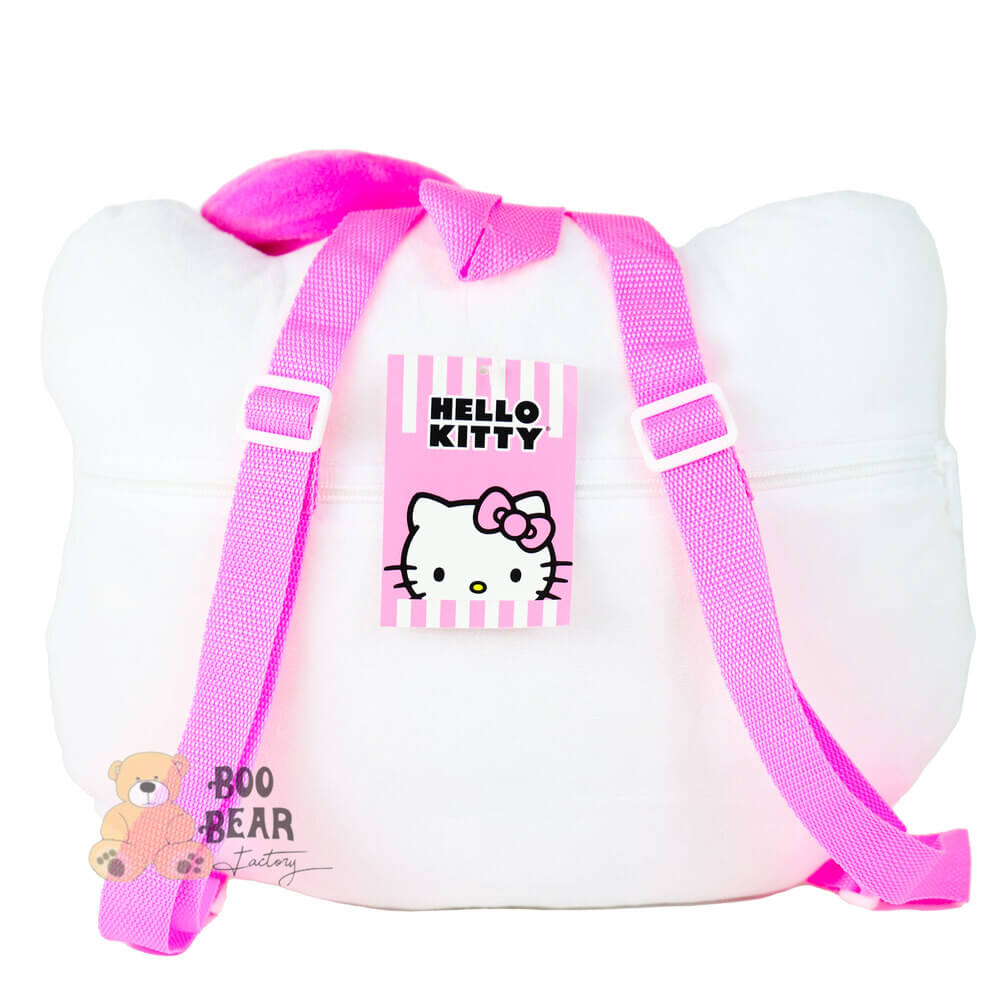 Hello Kitty Soft Plus Mini Backpack with Pink Bow Backview