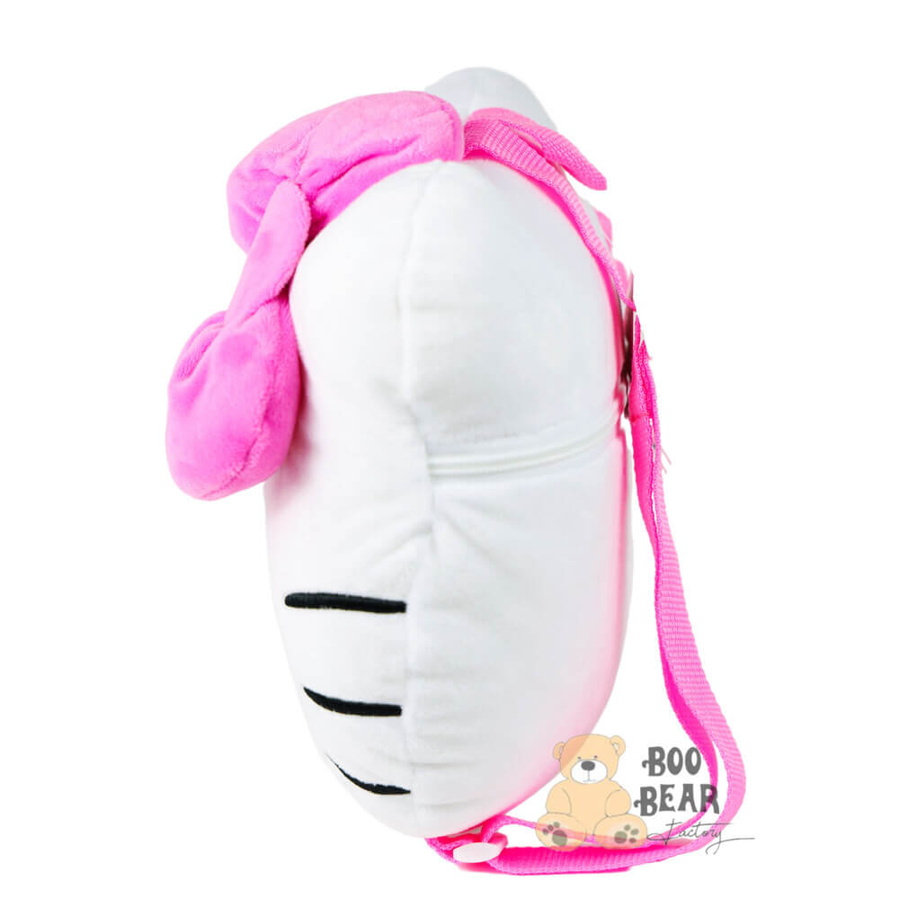 Hello Kitty Soft Plus Mini Backpack with Pink Bow Leftview