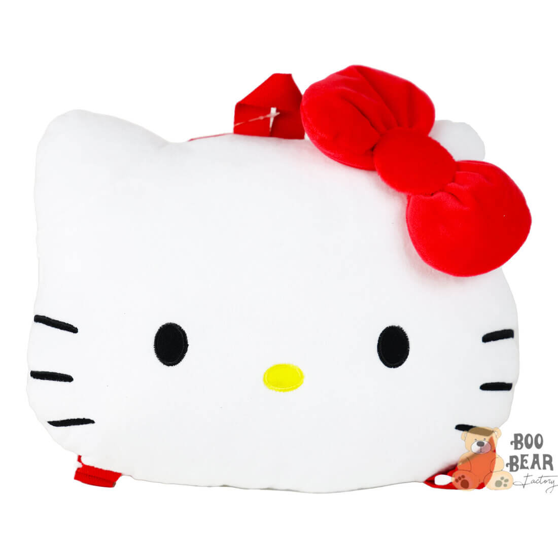 Hello Kitty Soft Plush Mini Backpack with Red Bow
