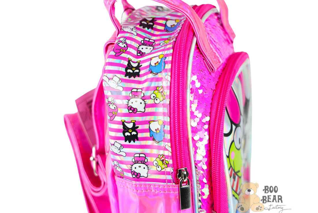 Hello Kitty and Friends Mini Backpack Pink Tote Bag Purse Rightcloseup