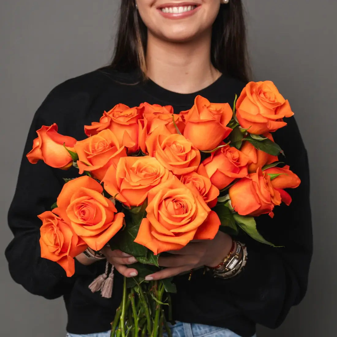 Orange Fresh Roses