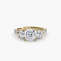 Thumbnail for Three-Stone with Pavé Band 3