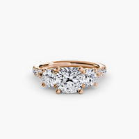 Thumbnail for Three-Stone with Pavé Band 3