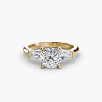 Thumbnail for Three-Stone Ring (Baguette Side Stones)