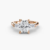Thumbnail for Three-Stone Ring (Baguette Side Stones) 2
