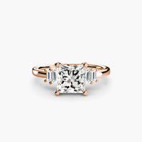 Thumbnail for Baguette Accent Solitaire
