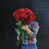 Long Stem Red Explosion Roses  | Harvested Fresh 24 Inches