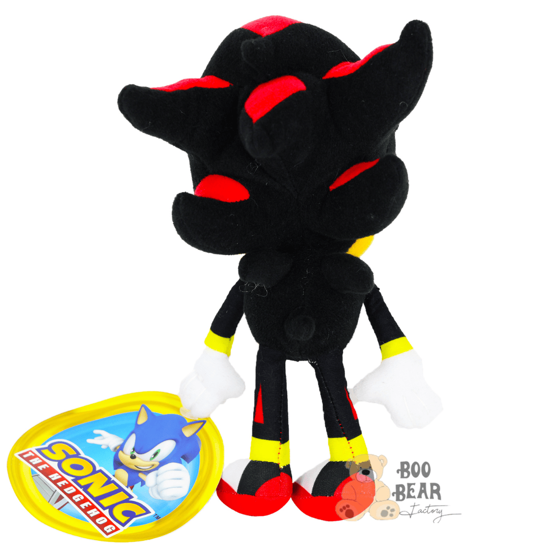 Sonic Shadow The Hedgehog Plush Toy back