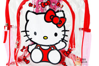 Thumbnail for Transparent Red Hello Kitty BackPack Frontcloseup