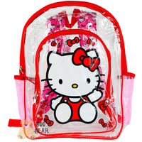 Thumbnail for Transparent Red Hello Kitty BackPack