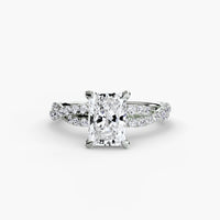 Thumbnail for The Twisted Pavé Solitaire