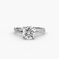 Thumbnail for The Twisted Pavé Solitaire