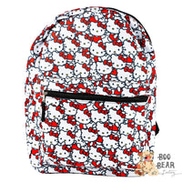 Thumbnail for White Red Hello Kitty Backpack