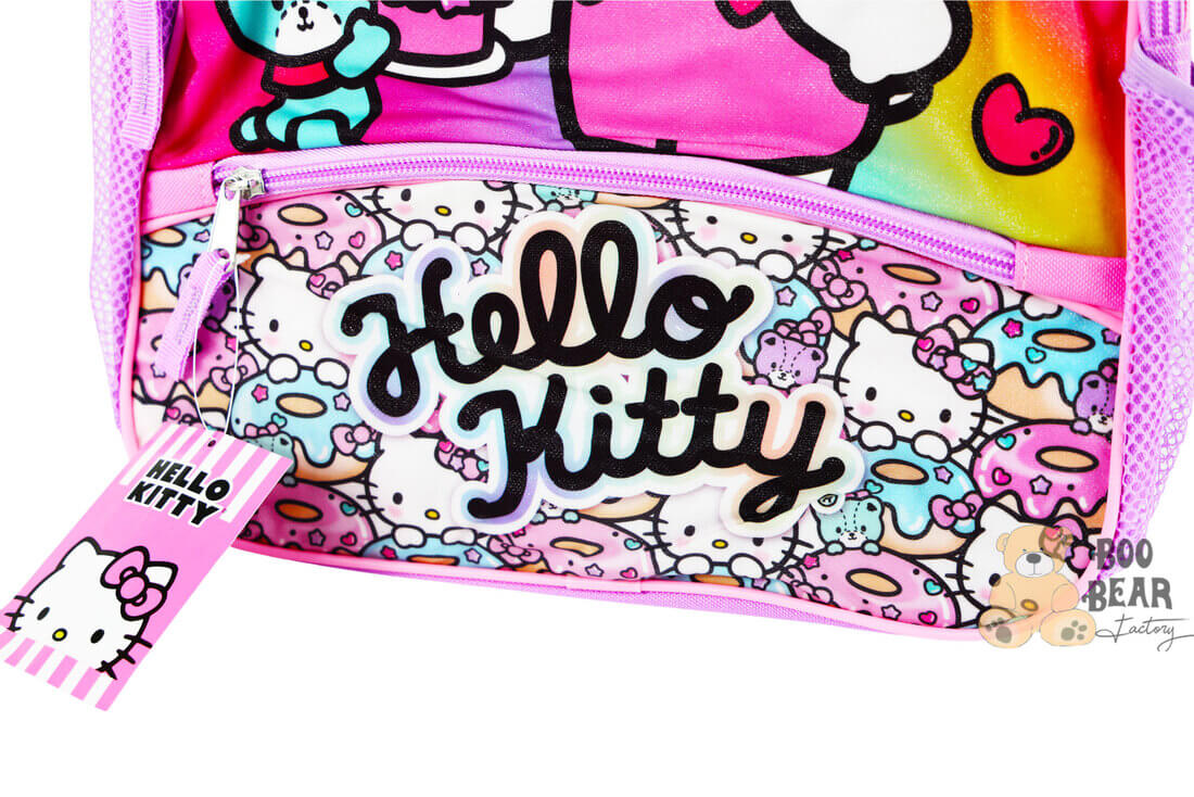 Hello Kitty Rainbow Hearts BackPack Bottomcloseup