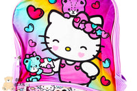 Thumbnail for Hello Kitty Rainbow Hearts BackPack Frontcloseup
